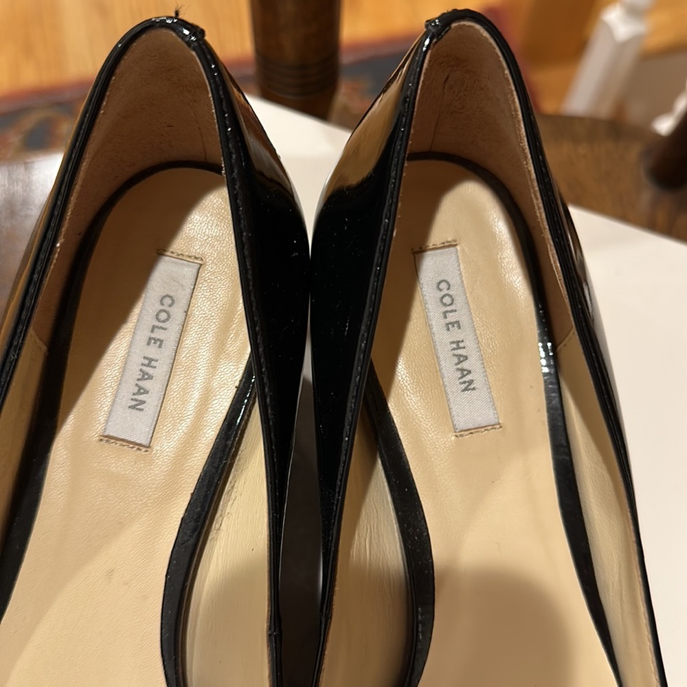 Cole Haan wedge patent shoes - Picture 2 of 6